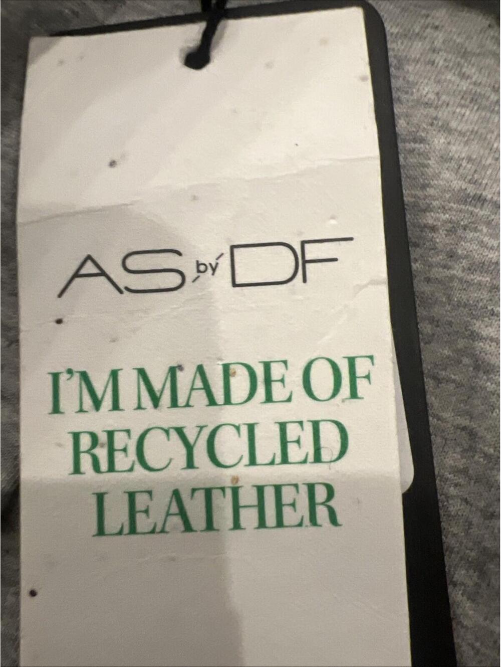 $850 AS by DF Brando Recycled Leather Boyfriend Jacket Size Small - Picture 6 of 10